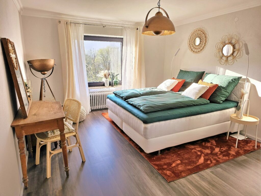 Giertensmühle Mesenich Ferienwohnung Schlafzimmer